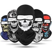 Resim Kafatası Erkek Balaklava Kayak Maskesi Bisiklet Şapkaları Snowboard Yüz Örtüsü Motosiklet Bisiklet Kaskı Kapüşon Bandana Eşarp Nefes Alabilir Rüzgar Geçirmez Qd Diğer 