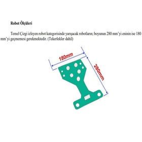 Resim Ponemio Çizgi Izleyen Robot Meb Yarışmalarına Uygun Set 