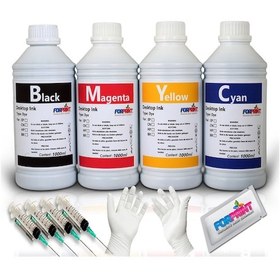 Resim Canon G1400, Canon G2400 Yazıcı Uyumlu Forprint Dolum Seti 4x1000ml 