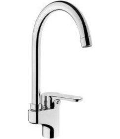 Resim İsaoğlu Yapı Mutfak Bataryası Evye Musluğu Silver Gümüş Armatür Gümüş 