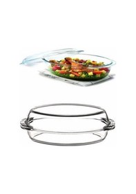 Resim Paşabahçe 59072 Oval Borcam Kapaklı Tencere 2850 Cc. - Şeffaf 