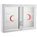 Resim PVC İki Kapaklı Ecza Dolabı 