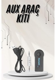 Resim Yeni Nesil Bluetooth Aux Araç Kiti Siyah Tv Tablet Telefon Araç Araba - Lisinya 