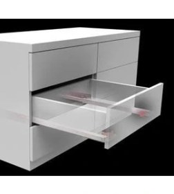 Resim Samet Smart Slide Tek Açılım Frenli Ray 400 mm 