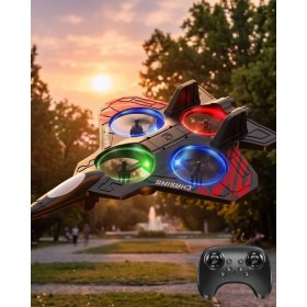 Resim SHC4200 Mey Ithalat® Uzaktan Kumandalı Drone Uçak LED Işıklı 360 Derece Akrobatik Hareket Özellikli 