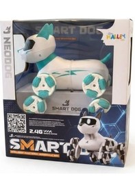 Resim Uzaktan Kumandalı Akıllı Robot Köpek/kedi - 2.4g Sesli Ve Işıklı Hareketli Robot Sh59964 