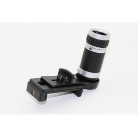 Resim Mepa 8X18 Zoom Teleskop Telefon Kamera Lensi Mini El Dürbünü 