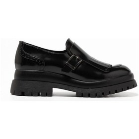 Resim Pelle Nero Oxford Klasik Kadın 2p5778dm Donna Serena 5778dm Oxf Ro Ne/abr Pel Ne Siyah 