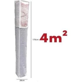 Resim Buffer Pencereli Halı Hurcu Toz Geçirmez Sağlam Dayanıklı Hurç Organizer 4m² Beyaz 