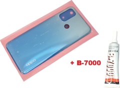 Resim Oppo A32 (4G) Arka Pil Batarya Kapağı (B-7000) MAVİ Tkgz