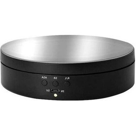 Resim Pazly Elektrikli Döner Ayna Standı, 3 Hız, 3kg Yük, Beyaz/siyah, Fotoğraf/mücevher Sergisi İçin 