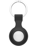 Resim App Airtags Bluetooth Kablosuz Takip Cihazı İçin Kaybolmaya Karşı Anahtarlıklık 