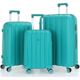 Resim Mçs Üçlü Polipropilen Valiz Seti V305 S18y100033-set 00207 Cam Göbeği 