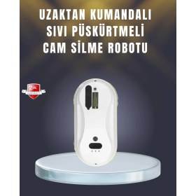 Resim Zenvia 2800 Pa Güçlü Emişli Akıllı Cam Temizleyici Robot 