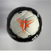 Resim Xuweiwei Boyut5 Hayranlar İçin Futbol Topu Dayanıklı Kaymaz Pu Malzeme Dikişsiz Yapı Turuncu Yeni Yıl Hediyesi Altın 