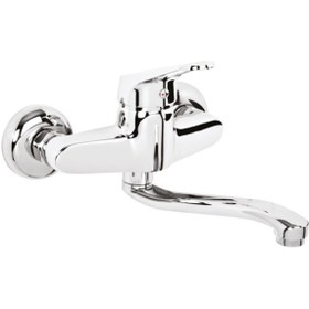 Resim Euromıx 40ø Euromix Aplike Evye Bataryası Duvardan Krom 