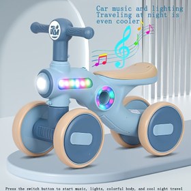Resim Önerilen: Soğuk Müzik Işıkları + Dört Tekerlekli Anti-Tip Tasarımı + Ekstra Geniş Gövde + 80kg Yük Kapasiteli Çocuk Scooter - Mükemmel Hediye Seçimi 