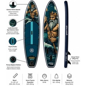 Resim Wrath Of Poseidon Şişme Sup Board / Paddle Board 335 Cm 