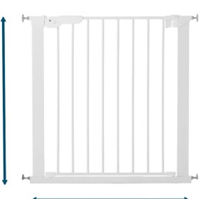 Resim BabyDan Asta Bebek Ve Çocuk Güvenlik Kapısı 73.5 - 79.6cm Beyaz 