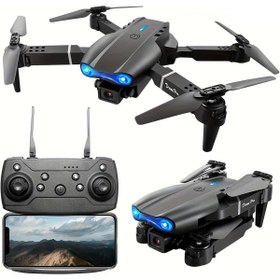 Resim GÜMRÜK BEY E99 Pro Fırçasız Motor HD Kalite Kamera Katlanabilir RC Quadcopter Drone Taşıma Çantası + 2 Batarya 
