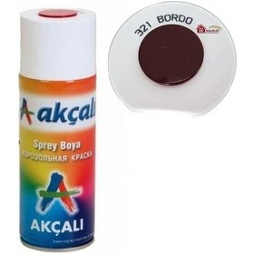 Resim Akçalı Sprey Boya 321 Bordo 400 ml SPBOY301AKF 