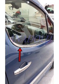 Resim Citroen Berlingo Krom Cam Çıtası 2 Parça 2008 Üzeri 