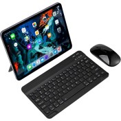 Resim Duhaline Acer Iconia A10 M10 Tab P10 Tablet Için Uyumlu Slim Şarjlı Türkçe Bluetooth Klavye ve Mouse Seti 