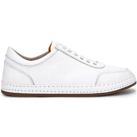 Resim Tamer Tanca Erkek Hakiki Deri Beyaz Sneakers & Spor Ayakkabı 128 265530 Erk Ayk Y25 Beyaz Dr Beyaz 