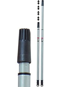 Resim Teleskopik Fırça Sap Uzatmalı Sırık Ayarlı Metal 4 Metre 