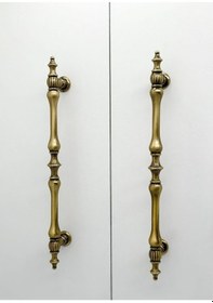 Resim Şehzade Antik Sarı Mobilya Dolap Mutfak Çekmece Kulpu 160 Mm 16 Cm 2 Adet 