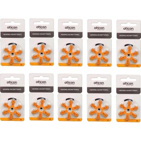 Resim Oticon İşitme Cihazı Pili 6'lı No:13 10 Adet -60 Pil 