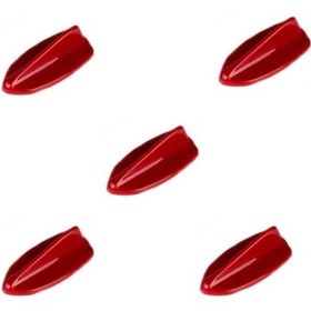 Resim Drstuningistanbul Shark Süs Anteni 5'Li Kırmızı / Muany04 