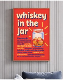 Resim Anason İşleri Whiskey In The Jar Viskili Poster 50x70cm 