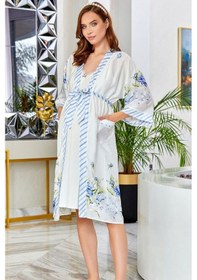 Resim Cossy By Aqua 23616 Hamile Lohusa Sabahlık-mavi 