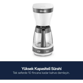 Resim DeLonghi Icm 16210.WS Filtre Kahve Makinesi 