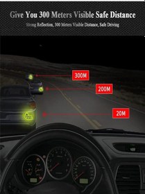 Resim Reflektörlü Arabada Bebek Var Oto Sticker Yapıştırma 
