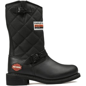 Resim Harley Davidson Lastik Tabanlı Deri Bot 