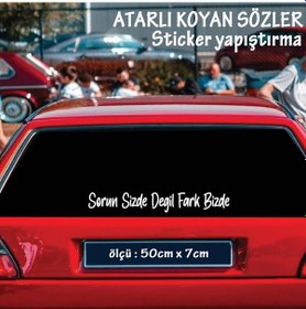 Resim Sorun Sizde Değil - Cam Yazıları Sticker Tiktok Whatsapp Sözleri 