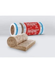 Resim Knauf Earthwool 043 Folyosuz Çatı Şiltesi, Knauf cam yünü 600X120X12 cm (1 Paket=7,2 M2) alanı kapatır. 