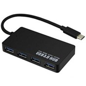 Resim CODEGEN Cdg-cnv38 4port Type-c & Usb 3.0 Siyah Usb Çoklayıcı Hub 