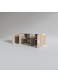 Resim Kenzlife hazır mutfak silvanus crd 060*180*32 mutfak banyo dolabı kapaklı raflı 