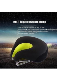 Resim Pazly Kırmızı Rahat Ergonomik Dayanıklı Dağ Bisikleti Koltuğu, Şok Emici, 19x16.5 Cm Kırmızı 