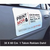 Resim zafrakreklam ARAÇ OTO MAGNET REKLAM DAHİL 30X60 CM 