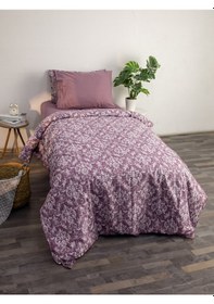 Resim Favora Sarmal Tek Kişilik Nevresim Takımı - Mürdüm 