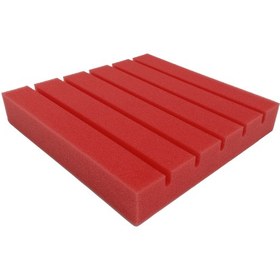 Resim Leezsing Ses Yalıtım Köpüğü - 12 Adet 30x30cm Kırmızı Akustik Panel 