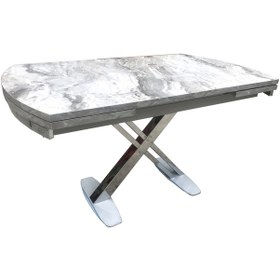 Resim Masa X Ayak Model Metal Transmisyon Nikelaj Çelik Kelebek Yan Açılır Kutuda Sevk El Yapım 