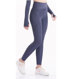 Resim Josejuan Kadın Karyoka Dikiş Detaylı Toparlayıcı Spor Tayt 7113-indigo İndigo 