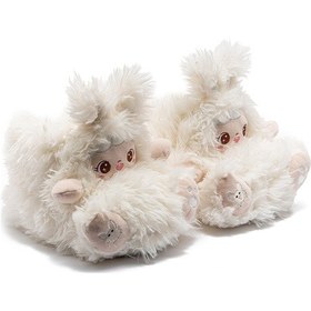 Resim Lingo Kadın Hayvanlı Panduf Bej 36/41 Bej 