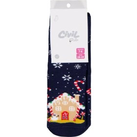 Resim Civil Girls Candy House Havlu 2'li 3-11 Yaş Kız Soket Çorap - Standart 5-6 Yaş 