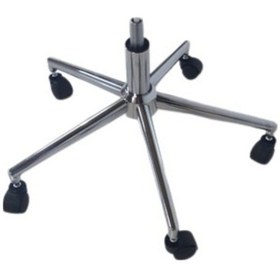 Resim Tura Ofis Ahtapot Krom Ayak Teker 100 lük Krom Amortisör 